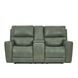 Laredo Sage Moss Leather Zero Gravity Power Reclining Living Room Set with Power Headrest and USB Charging