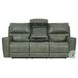 Laredo Sage Moss Leather 87" Zero Gravity Power Reclining Sofa with Fold Down Center Console and USB Charging