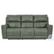 Laredo Sage Moss Leather 87" Zero Gravity Power Reclining Sofa with Fold Down Center Console and USB Charging
