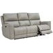 Laredo Cement Leather 87" Zero Gravity Power Reclining Sofa with Fold Down Center Console and USB Charging