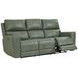 Laredo Sage Moss Leather 87" Zero Gravity Power Reclining Sofa with Fold Down Center Console and USB Charging