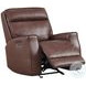 Sydney Brown Heritage Leather Power Reclining Living Room Set with Power Headrest