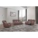 Sydney Brown Heritage Leather 73" Zero Gravity Power Reclining Console Loveseat with Power Headrest and USB Charging