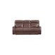 Sydney Brown Heritage Leather 84" Zero Gravity Power Reclining Sofa with Power Headrest and USB Charging