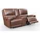 Highland Brown Coffee Leather 79" Zero Gravity Power Reclining Console Loveseat with Power Headrest and USB Charging