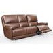 Highland Brown Coffee Leather 90" Zero Gravity Power Reclining Sofa with Power Headrest and USB Charging