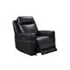 Valley Black Leather Zero Gravity Power Reclining Living Room Set with Power Headrest and USB Charging