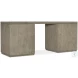 Linville Falls Soft Smoked Gray 72" Desk with Two File Cabinet