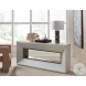 Mercantile Gray And Antique Brass Passage Console Table