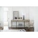 Santa Barbara Sandstone And Vintage Nickel Metal Console Table