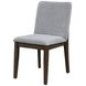 Kody Stone Gray Upholstered Dining Chair Set of 2