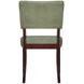 Tioga Green Upholstered Dining Chair Set of 2