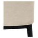 Delaney Warm Beige Performance Fabric Upholstered Dining Chair Set of 2