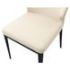 Delaney Warm Beige Performance Fabric Upholstered Dining Chair Set of 2