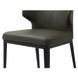Delaney Dark Green Upholstered Dining Chair Set of 2