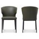 Delaney Dark Green Upholstered Dining Chair Set of 2