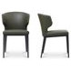 Delaney Dark Green Upholstered Dining Chair Set of 2