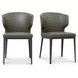 Delaney Dark Green Upholstered Dining Chair Set of 2