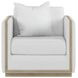 Cassat Channeled White Living Room Set