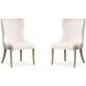 Sunset Cove Cream Upholstered Host Chair Set of 2