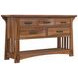 Eldora Saddle Brown Rectangular Sofa Table