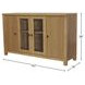 Eleanor Natural 4 Doors Sideboard