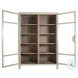Elias Cerused White And Natural Bay Cabinet