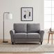 Ellery Dark Gray 58" Loveseat