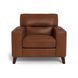 Elwyn Pecan Leather Living Room Set