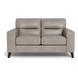 Elwyn Stone Leather 64" Loveseat