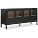 Hannah Black 4 Door Sideboard