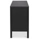 Hannah Black 4 Door Sideboard