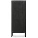 Hannah Black 4 Glass Door Tall Cabinet
