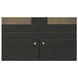 Hannah Black 4 Glass Door Tall Cabinet