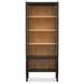 Hannah Black 4 Glass Door Tall Cabinet