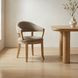 Carlos Taupe Upholstered Dining Chair