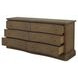 Clarence Warm Brown 6 Drawer Dresser