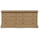 Clarence Natural 6 Drawer Dresser