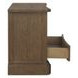 Clarence Warm Brown 3 Drawer Nightstand