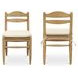 Tate Beige Upholstered Dining Chair Set of 2