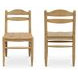 Tate Beige Upholstered Dining Chair Set of 2