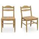 Tate Beige Upholstered Dining Chair Set of 2