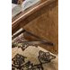 Mosaic Rich Golden Brown and Bronze 66" Romano Writing Desk