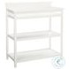 Emery White Changer Shelves with Pad
