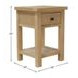 Emilia Natural Rectangular End Table