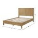 Emilia Natural Queen Platform Bed