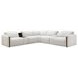 Anaheim White Performance Fabric 7 Piece Modular Power Reclining Sectional with Power Headrest