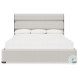 Prado Porcini Queen Upholstered Panel Bed
