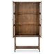 Mosaic Rich Golden Brown and Bronze 2 Glass Door Mulholland Display Cabinet with LED