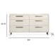 Moonwater Misty Cloud 6 Drawer Dresser